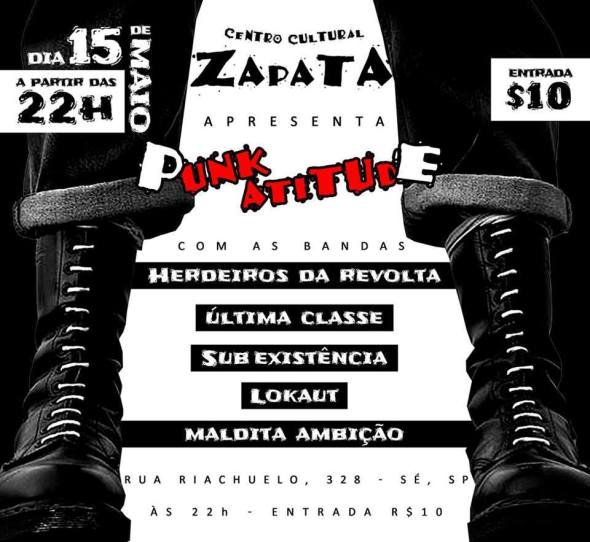 15 de maio de 2015 - Centro Cultural Zapata (São Paulo/SP).